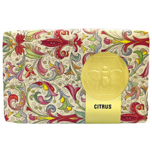 Load image into Gallery viewer, Honey House Naturals - Florentine Paper Wrapped Soap - 3.5 oz: Citrus
