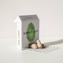 Load image into Gallery viewer, Simply Gum - Peppermint Chewing Gum - Natural + Plastic-Free | 12 Pack
