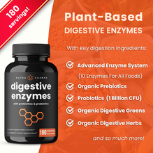 Load image into Gallery viewer, NutraChamps - Digestive Enzymes - Aid Digestion &amp; Gut Health: 180 Count

