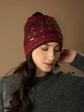 Load image into Gallery viewer, WUAMAN - Alpaca - Eva Alpaca Hat | Hand Embroidered | Fall: Taupe
