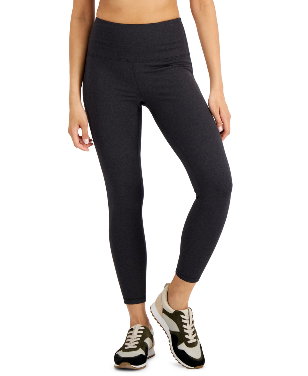 ID Ideology Women's Fit Kit Leggings, Black Charcoal, XL