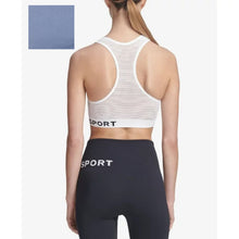 Load image into Gallery viewer, Copy of DKNY Sport Women&#39;s Seamless Mesh-Back Sports Bra, Blue, XS
