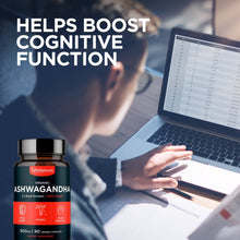 Load image into Gallery viewer, Excel Nutritionals LLC DBA Phi Naturals - Ashwagandha Organic Herbal Supplement: 1-Pack

