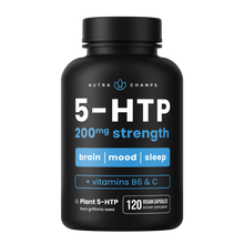 Load image into Gallery viewer, NutraChamps - 5-HTP Capsules for Mental Health
