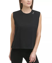 Load image into Gallery viewer, DKNY Womens Cotton Muscle Tank Top Black XL

