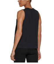 Load image into Gallery viewer, DKNY Womens Cotton Muscle Tank Top Black XL
