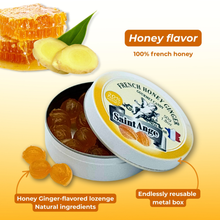 Load image into Gallery viewer, Bonbon USA France - Saint Ange Honey Ginger - French Gourmet Natural Candy Tin
