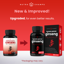 Load image into Gallery viewer, NutraChamps - Ginseng Capsules | for Energy, Focus, Performance, Vitality
