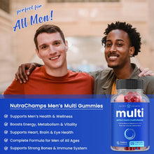 Load image into Gallery viewer, NutraChamps - Men's Multivitamin Gummies
