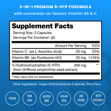 Load image into Gallery viewer, NutraChamps - 5-HTP Capsules for Mental Health
