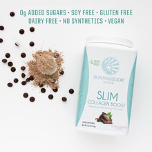 Load image into Gallery viewer, Sunwarrior - Chocolate SLIM Collagen Drink Powder - Soy-Free, Gluten-Free

