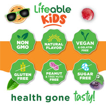 Load image into Gallery viewer, Lifeable - Lifeable - Kids Sugar Free Elderberry Gummies, 60 ct
