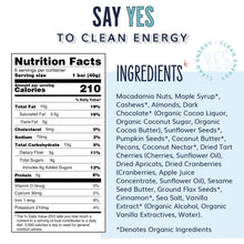 Load image into Gallery viewer, YES Bar® - Low Sugar Snack Bars - Macadamia Cherry Chocolate - Premium Real Food Snack Bar
