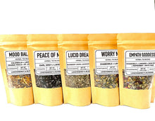 Load image into Gallery viewer, Loveyenergy &amp; Blessings - LUCID DREAMING Handcrafted Herbal Tea Blend 13 Servings
