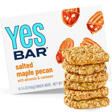 Load image into Gallery viewer, YES Bar® - Low Sugar Snack Bars - Salted Maple Pecan - Premium Real Food Snack Bar
