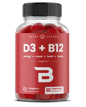 Load image into Gallery viewer, NutraChamps - D3+B12 Gummies
