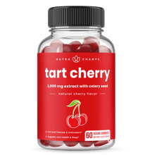 Load image into Gallery viewer, NutraChamps - Tart Cherry Gummies - Uric Acid Cleanse Supplement
