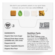 Load image into Gallery viewer, Simply Gum - Peppermint Chewing Gum - Natural + Plastic-Free | 12 Pack
