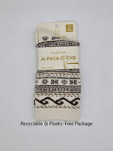 Load image into Gallery viewer, WUAMAN - Alpaca - Nordic Alpaca Socks | Full Cushion | Crew Sock : Blush / Small
