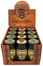 Load image into Gallery viewer, Honey House Naturals - Bee Manly Foot Bar Display - 12 Piece - Free Tester: Assorted
