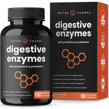 Load image into Gallery viewer, NutraChamps - Digestive Enzymes - Aid Digestion &amp; Gut Health: 90 Count

