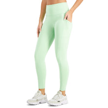 Load image into Gallery viewer, ID Ideology Women&#39;s High Waist Side Pocket 7/8 Length Leggings Green, M
