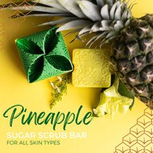 Load image into Gallery viewer, Viori Beauty - LIMITED Sugar Scrub Bar | Pineapple
