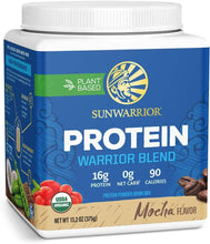 Load image into Gallery viewer, Sunwarrior - Warrior Blend Mocha Protein - Pea Protein Powder: 375g
