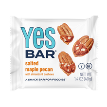 Load image into Gallery viewer, YES Bar® - Low Sugar Snack Bars - Salted Maple Pecan - Premium Real Food Snack Bar
