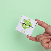 Load image into Gallery viewer, Simply Gum - Spearmint Chewing Gum - Natural + Plastic-Free | 12 Pack
