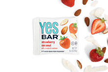 Load image into Gallery viewer, YES Bar® - Low Sugar Snack Bars - Strawberry Coconut - Premium Real Food Snack Bar
