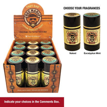 Load image into Gallery viewer, Honey House Naturals - Bee Manly Foot Bar Display - 12 Piece - Free Tester: Assorted
