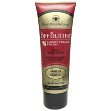 Load image into Gallery viewer, Honey House Naturals - Bee Butter Cream Tube - Individual: Vanilla
