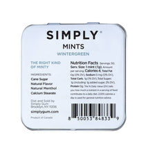 Load image into Gallery viewer, Simply Gum - Simply Mints - Wintergreen | Pack of Six
