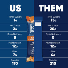 Load image into Gallery viewer, IQBAR - IQBAR Salted Caramel Chip | Brain + Body Keto Protein Bars
