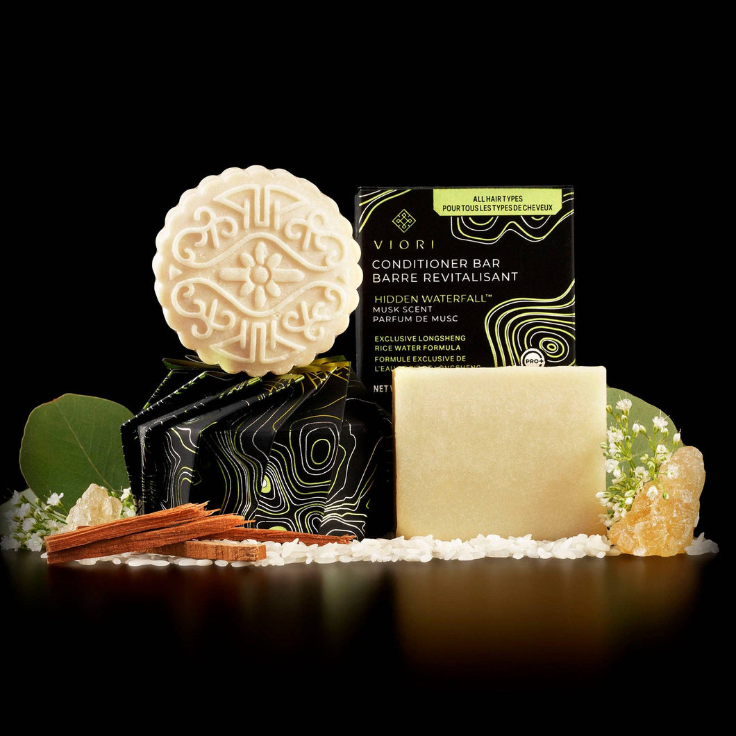 Viori Beauty - Bundle | Shampoo Bar & Conditioner Bar | Haircare Duo: Hidden Waterfall