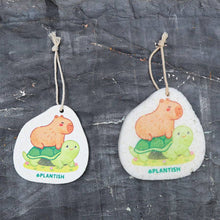 Load image into Gallery viewer, Plantish - Set of 3 Scrubby Capybara Pop up Sponges

