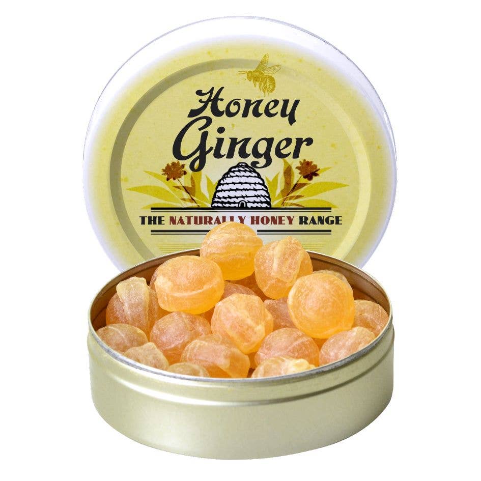 Bonbon USA France - Apipharma Honey Ginger - 20% Honey from Auvergne - France
