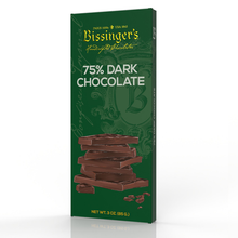 Load image into Gallery viewer, Bissinger&#39;s - Bissinger&#39;s 75% Dark Chocolate Bar
