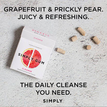 Load image into Gallery viewer, Simply Gum - Cleanse Chewing Gum- Natural + Plastic-Free | 12 Pack
