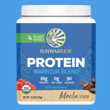 Load image into Gallery viewer, Sunwarrior - Warrior Blend Mocha Protein - Pea Protein Powder: 375g
