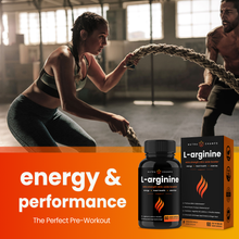 Load image into Gallery viewer, NutraChamps - L-Arginine | Energy, Blood Flow, Heart Health &amp; Stamina
