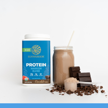 Load image into Gallery viewer, Sunwarrior - Warrior Blend Chocolate Protein - Pea Protein Powder: 375g
