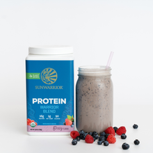Load image into Gallery viewer, Sunwarrior - Warrior Blend Berry Protein - Pea Protein Powder: 375g
