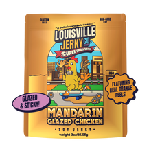 Load image into Gallery viewer, Louisville Foods - Vegan &amp; Plant Based Small Batch Mandarin Glazed Jerky 3 oz
