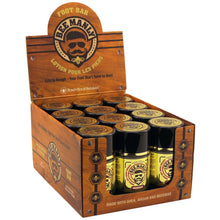 Load image into Gallery viewer, Honey House Naturals - Bee Manly Foot Bar Display - 12 Piece - Free Tester: Assorted
