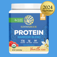 Load image into Gallery viewer, Sunwarrior - Warrior Blend Vanilla Protein - Pea Protein Powder: 375g
