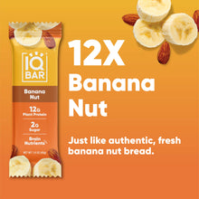 Load image into Gallery viewer, IQBAR - IQBAR Banana Nut | Brain + Body Keto Protein Bars
