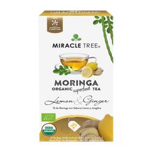 Load image into Gallery viewer, Miracle Tree - Organic Moringa Tea: Lemon &amp; Ginger
