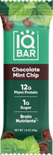 Load image into Gallery viewer, IQBAR - IQBAR Chocolate Mint Chip | Brain + Body Keto Protein Bars
